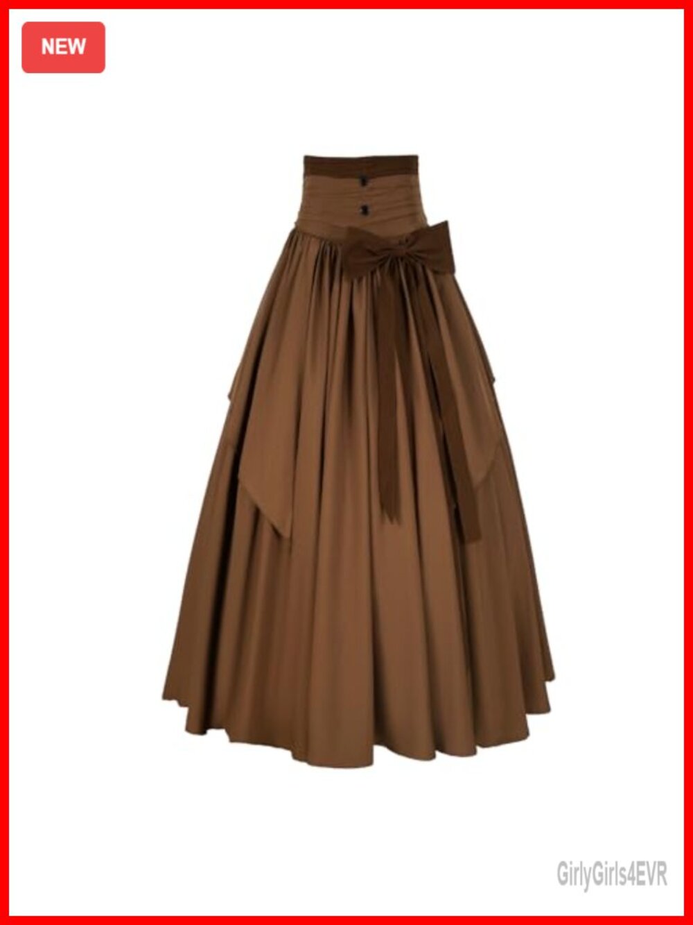 Women's Victorian High Waist Pleated Maxi Skirt Renaissance Full Flared